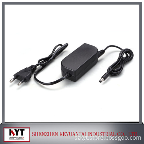KC certified DC 24V 2Amp adapter DC connector: External diameter (5.5mm), Internal diameter (2.1mm) cord to cord type adapter